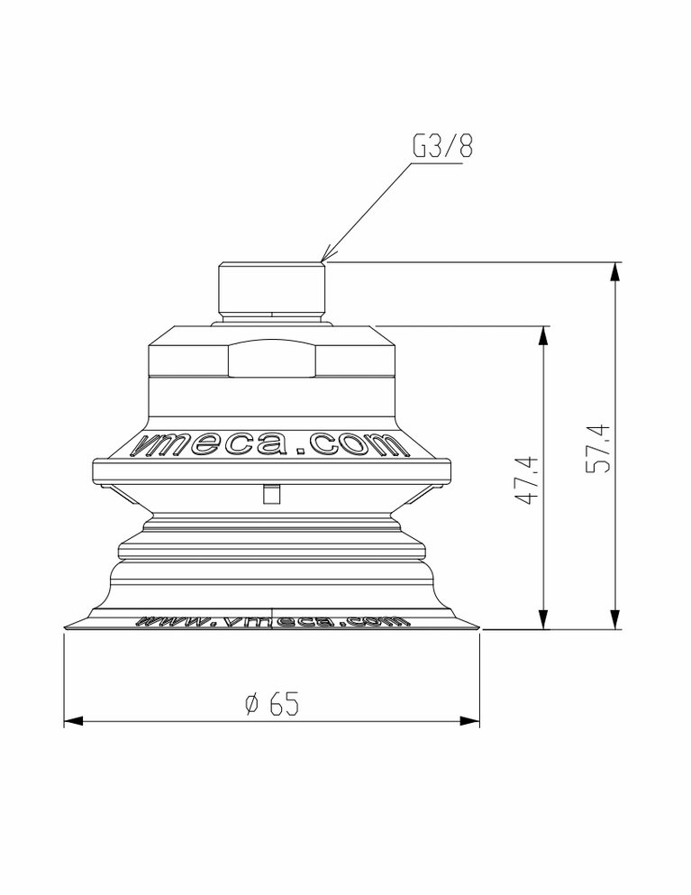 Suction Cup for Cardboard Ø65