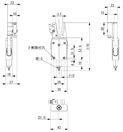 Runner Chuck EL w/Limit Switch