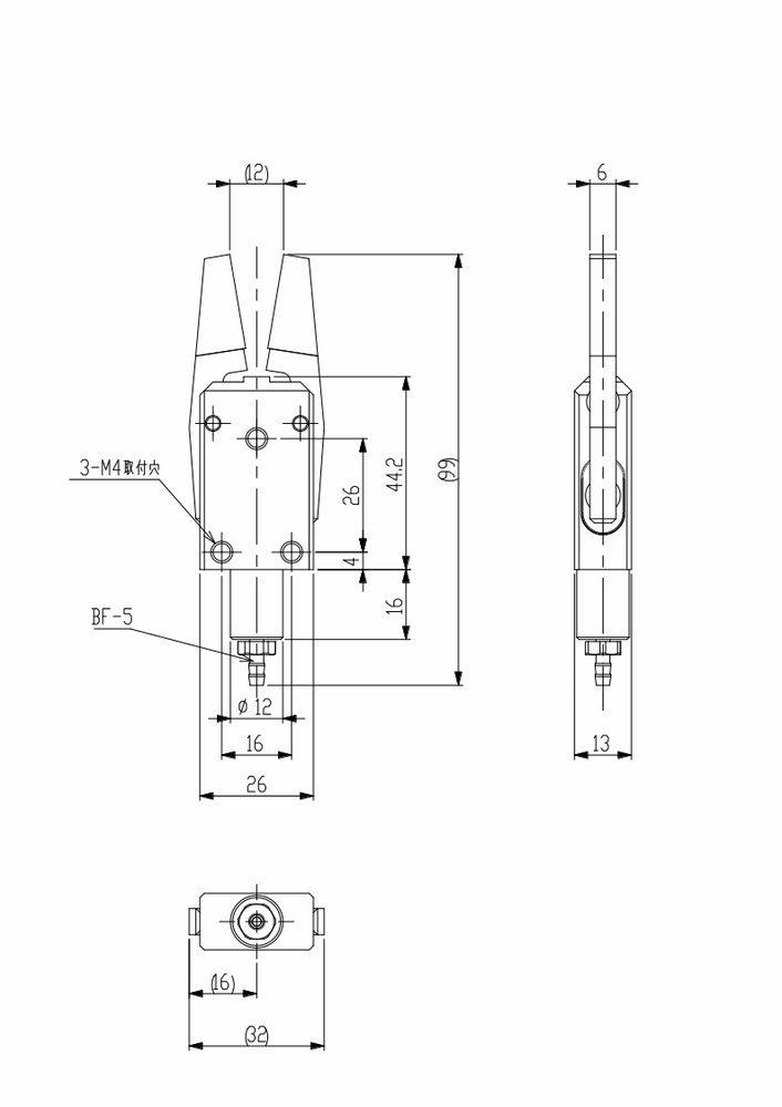 High-precision Runner Chuck EMR (w/o sensor)