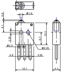 Micro Limit Switch for KRC/KRCW