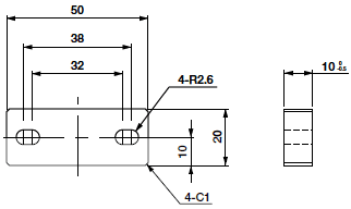 Chuck Spacer for Mini Cylinder