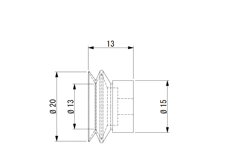 VACUUM PAD 20MM