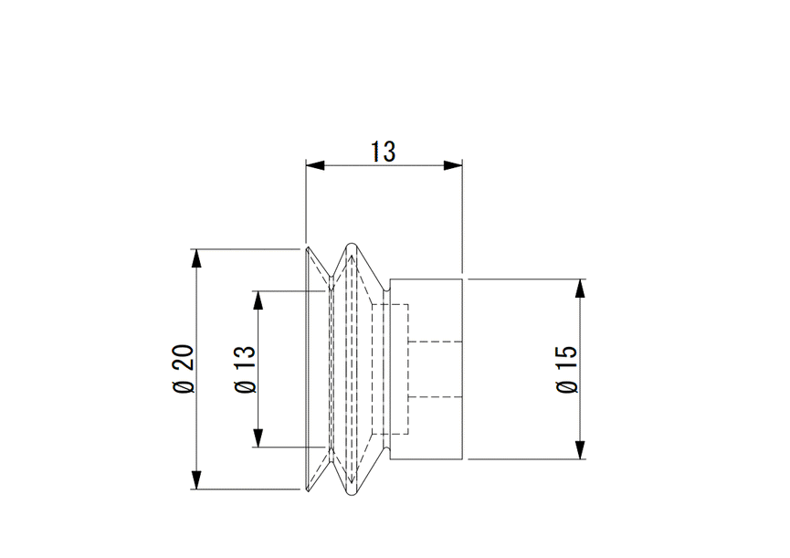 VACUUM PAD 20MM