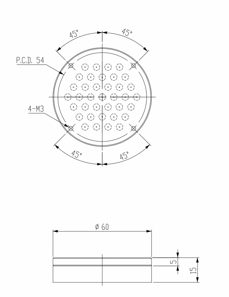 Round Vacuum Gripper Ø60