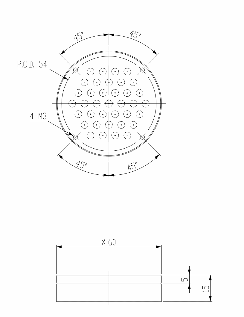 Round Vacuum Gripper Ø60