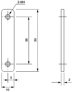 Nut Plate for Mini Cylinder