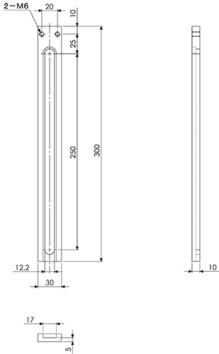 Sliding Chuck Vertical Bar (L)