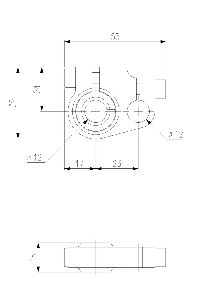 FLOATING PARALLEL CONNECTOR (PHI 12)