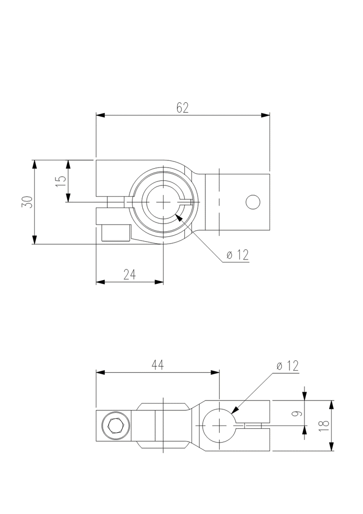 FLOATING CROSS CONNECTOR (PHI 12)