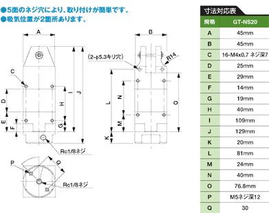 Air Nipper Square Type w/o Blade