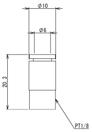 Fitting (Half Union w/Hex.Socket)