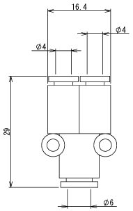 Fitting (Reducer Union Y)