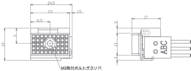 Rectangle Pad w/SW for Micro Mini Cyl