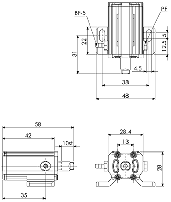 Mini Cylinder (MCE10ST/Pull)