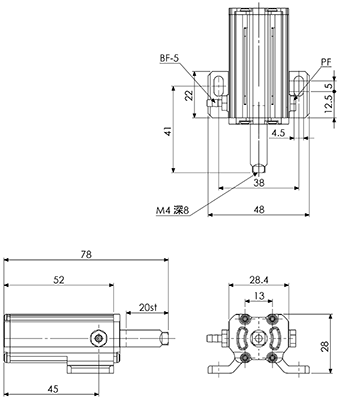 Mini Cylinder (MCE20ST/Pull)