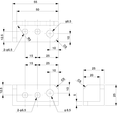 Connector Block 25 D