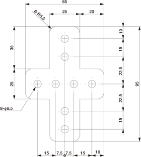 Connector Plate 25 F