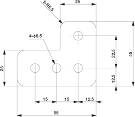 Connector Plate 25 H