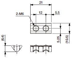 Nut M6-2P-12