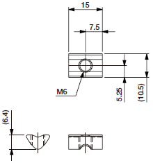 Nut M6