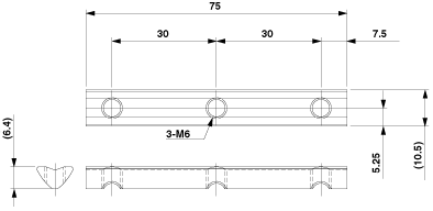 Nut M6-3P-30