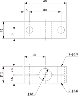 Chuck Bracket Phi.12