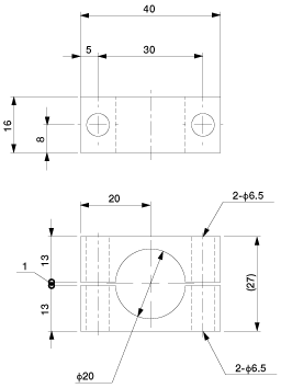 Bracket W Phi.20