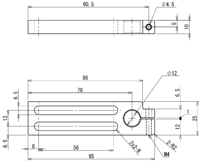 Cylinder Bracket Phi.12