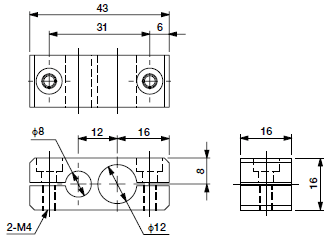 Parallel Connector Phi.8-12