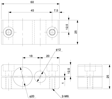 Parallel Connector Phi.20-12