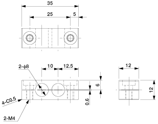 Parallel Connector Phi.8-8