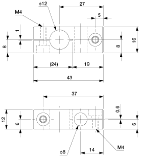 Cross Connector Phi.12-8