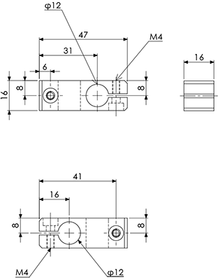 Cross Connector Phi.12-12