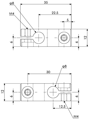 Cross Connector Phi.8-8