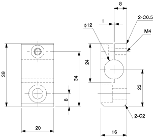 Attachment Bracket Phi.12-M6