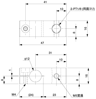 Suction Bracket Phi.12-Pt1/8