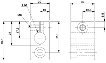 Access Bracket Phi.12-M6