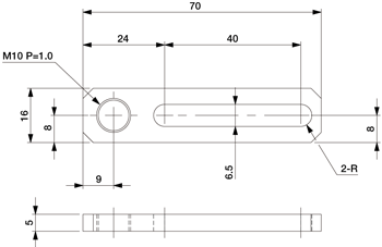 Slide Bracket 40 W-M10