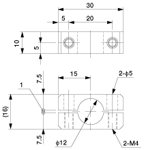 Slide Bracket Phi.12