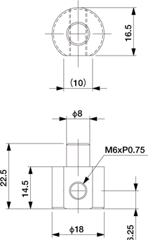 Rotation Bracket Phi.8-M6A