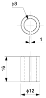 Bushing Phi.12-Phi.8