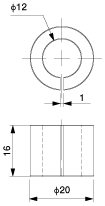 Bushing Phi.20-Phi.12