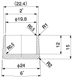 Pipe End Cap Phi.20