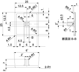 Profile End Cap 25-25