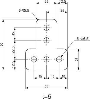 Connector Plate 25 C