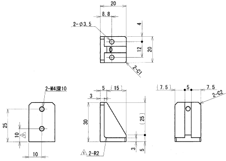 90 Degree Flat B