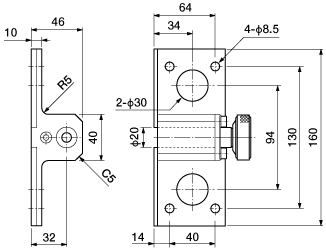 Quick-Chuck Attachment (Robot Side) 35Kg