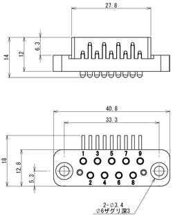 Probe Connector for OX-WSA (Tool Side)