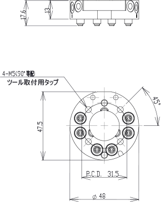 Tool Changer (Tool Side) 5Kg