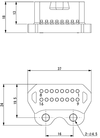 Probe Connector (Robot Side)